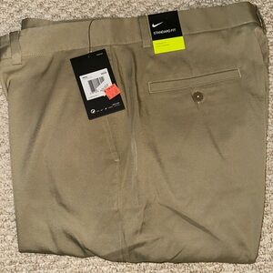 Nike khaki golf pants, brand new, 36x30